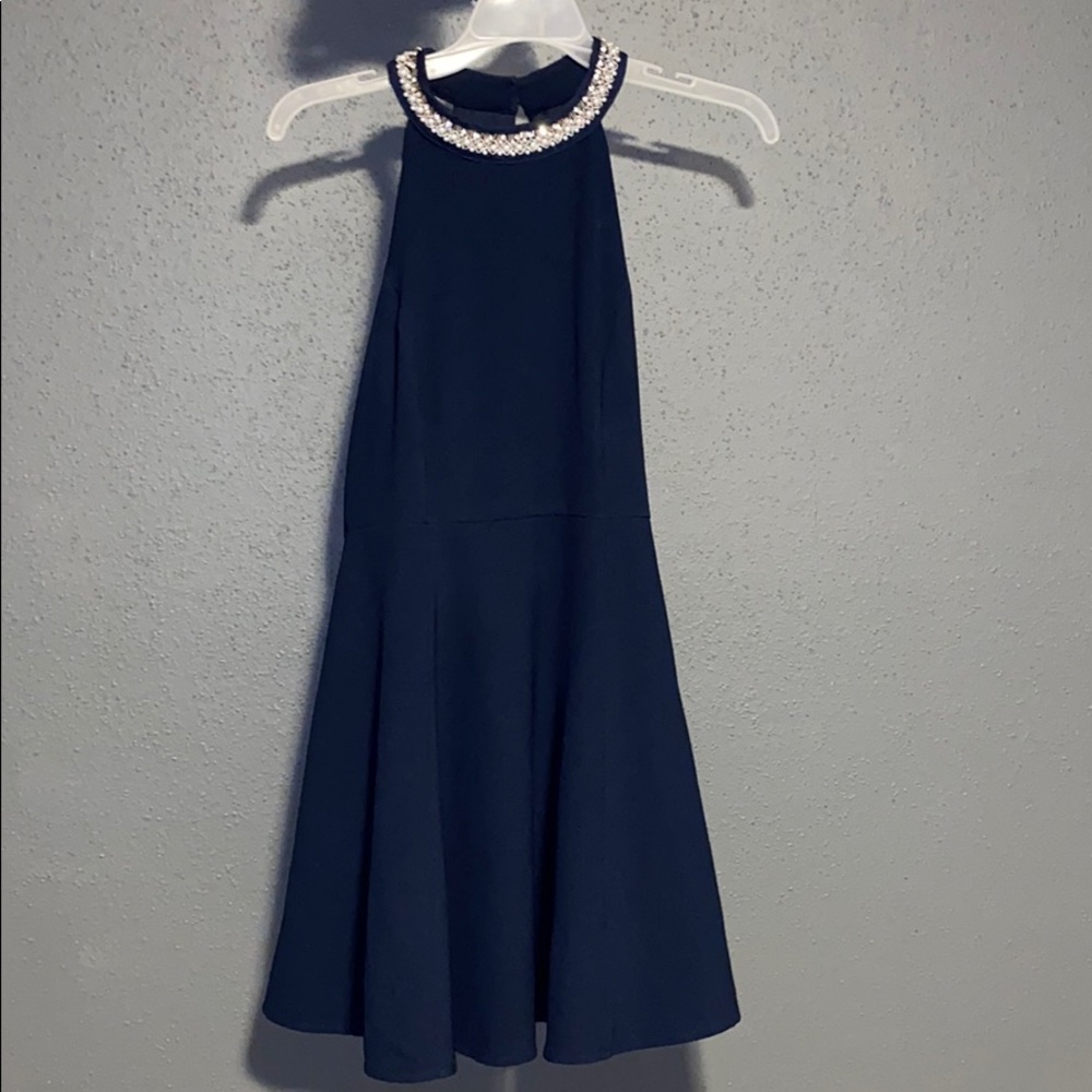 medium navy blue dress